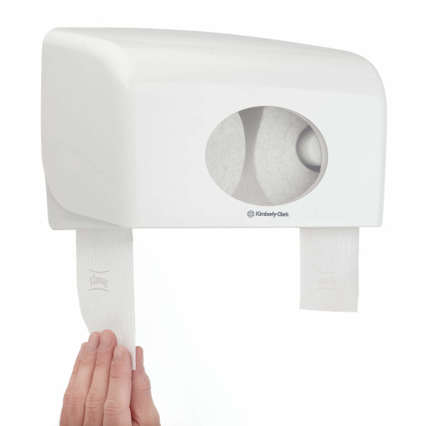 Туалетная бумага в стандартных рулонах Kimberly-Clark Kleenex Professional двухслойная 600 8441