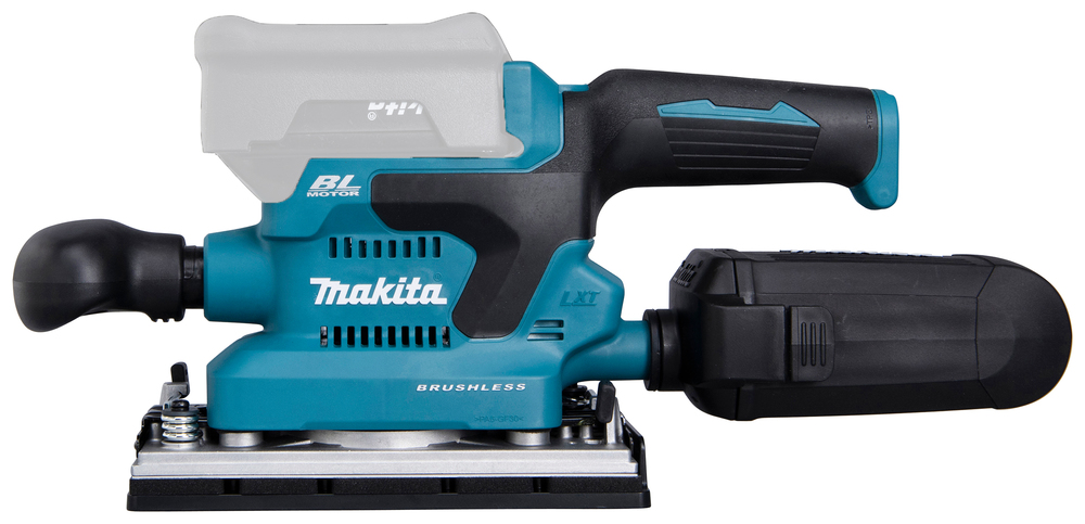 Вибрационная шлифмашина аккумуляторная Makita DBO380Z LXT 18В, 12000 об/мин, без акб и ЗУ