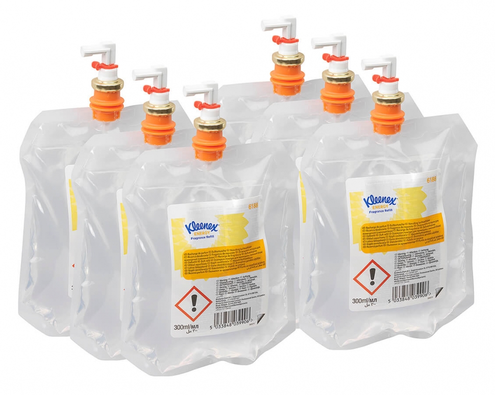 Сменный блок освежителя Kimberly-Clark "Энергия" 6188, цитрусово-травяной