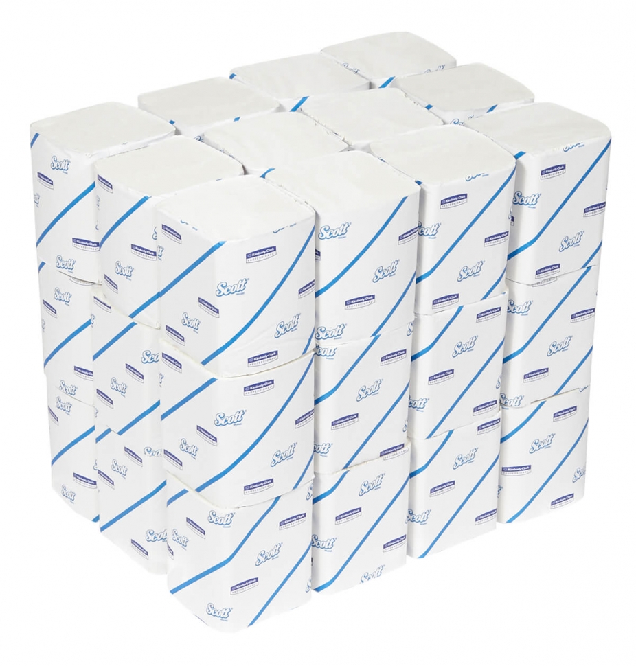 Туалетная бумага в пачках Kimberly-Clark SCOTT 8508 двухслойная