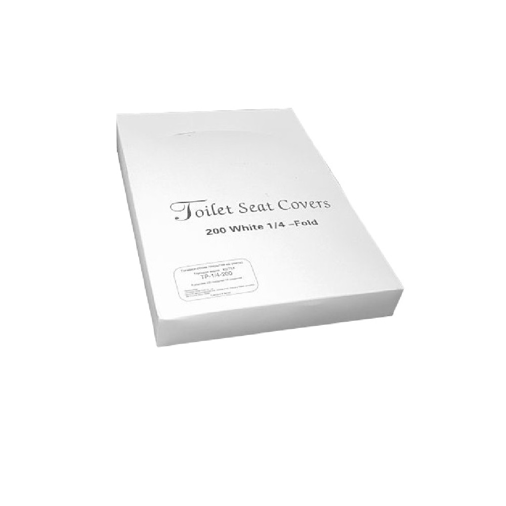 Однослойные гигиенические покрытия унитаза 1/4 сложения ТР-1/4-200