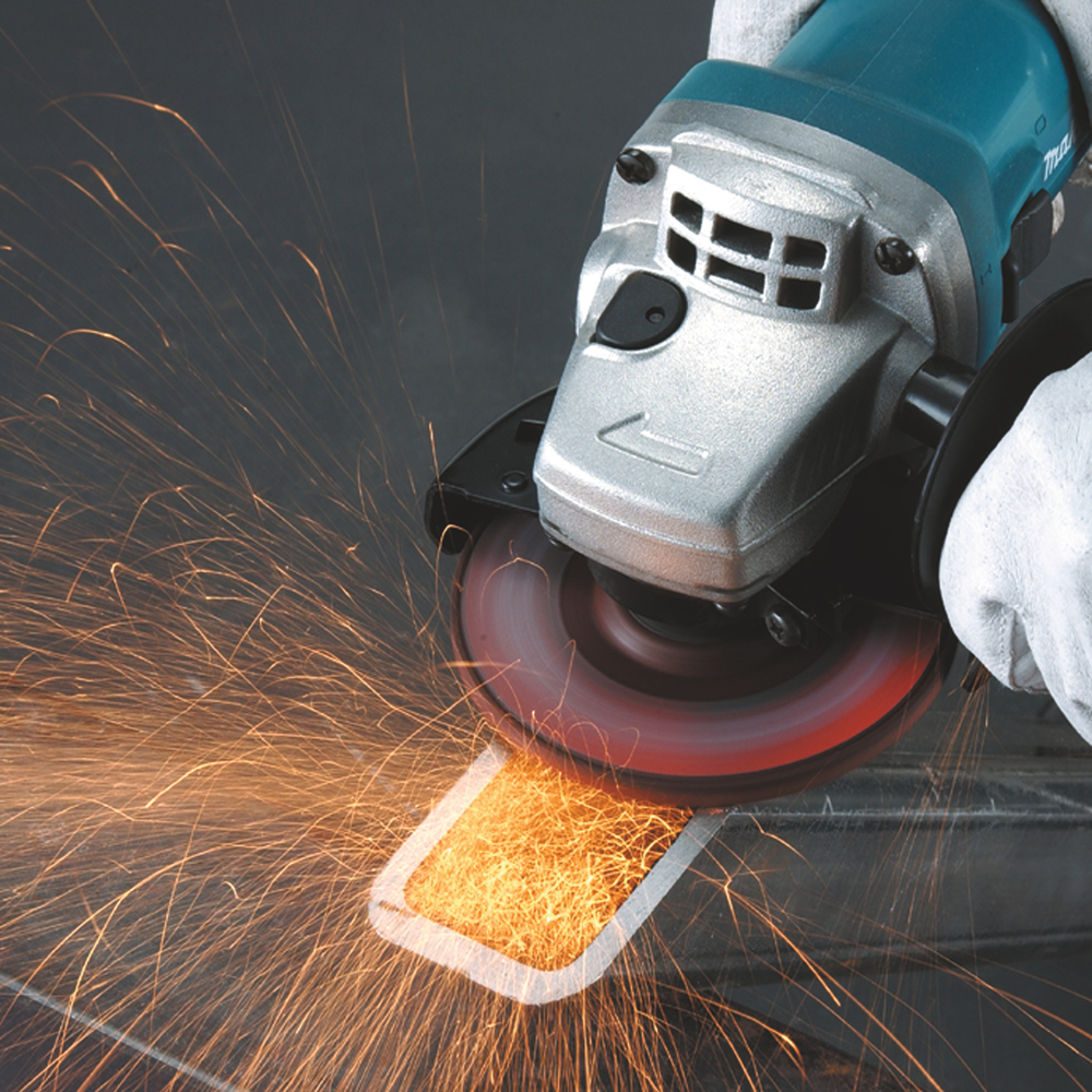 Угловая шлифовальная машина электрическая Makita 9558HNRZ 840 Вт, 125 мм, 11000 об/мин