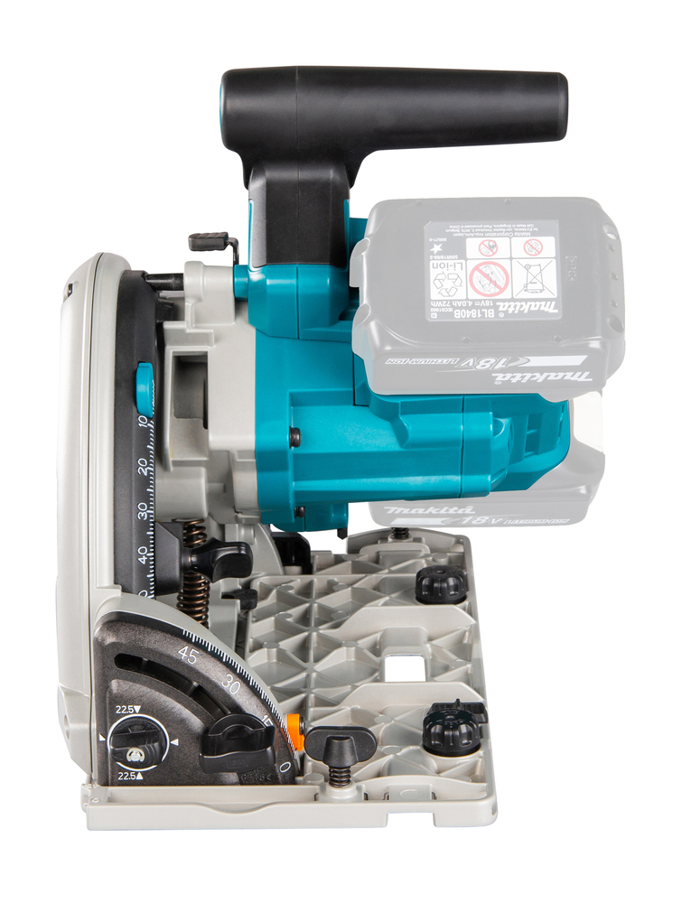 Пила погружная дисковая аккумуляторная Makita DSP600Z LXT 18В X2, 2500 – 6300 об/мин, 165 мм, без акб и ЗУ