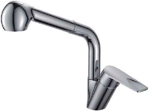 СМЕСИТЕЛЬ ДЛЯ КУХНИ LEDEME L6040, ЭКО-КАРТРИДЖ, С ВЫТЯЖНОЙ ЛЕЙКОЙ