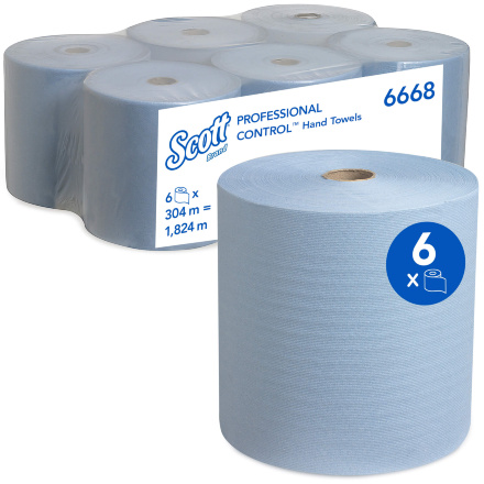 Бумажные полотенца в рулонах Kimberly-Clark SCOTT XL 6668