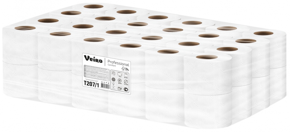 Туалетная бумага Veiro Professional Comfort 15 м T207/1