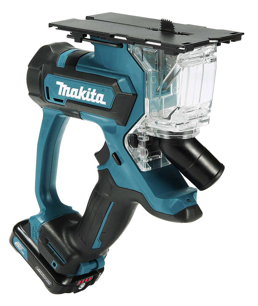 Пила для гипсокартона аккумуляторная Makita SD100DZ CXT 12В, 0 – 6000 об/мин, 15 мм, без акб и ЗУ