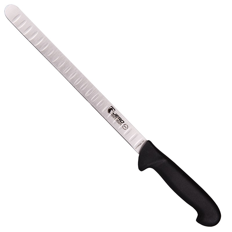 Нож слайсер для лосося/хамона Jero P3 26 см черная рукоять