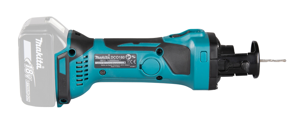 Фрезер для гипсокартона аккумуляторный Makita DCO180Z LXT 18В, 30000 об/мин, без акб и ЗУ
