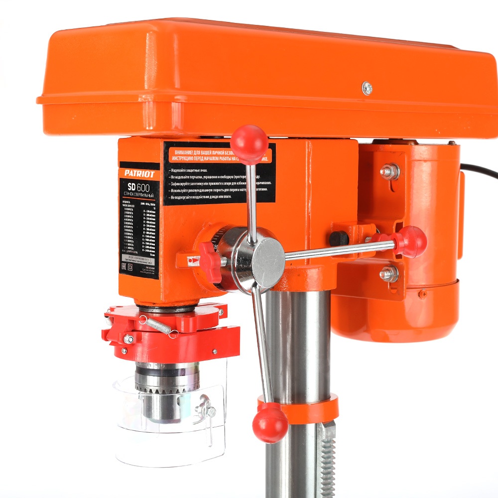 Станок сверлильный PATRIOT SD 600, 550 Вт. скорости 12, сверло 16 мм, тиски в комплекте.