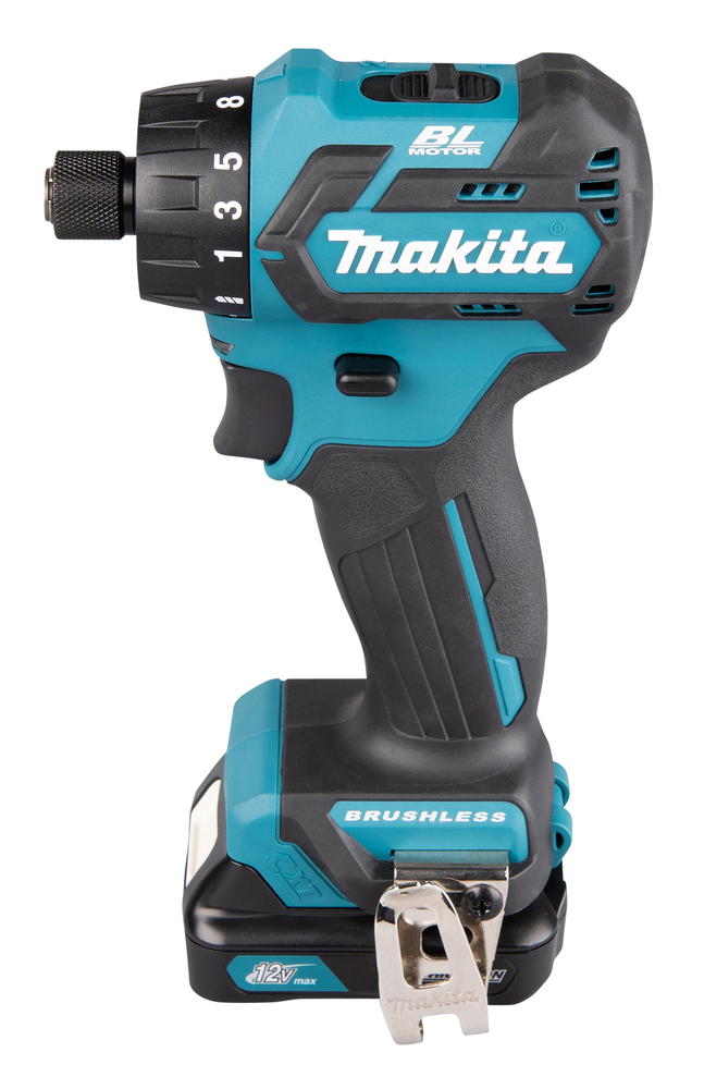 Дрель-шуруповерт аккумуляторная Makita DF032DWME CXT 10.8В, 2х4.0 Ач Li-ion, 35 Нм, 1500 об/мин