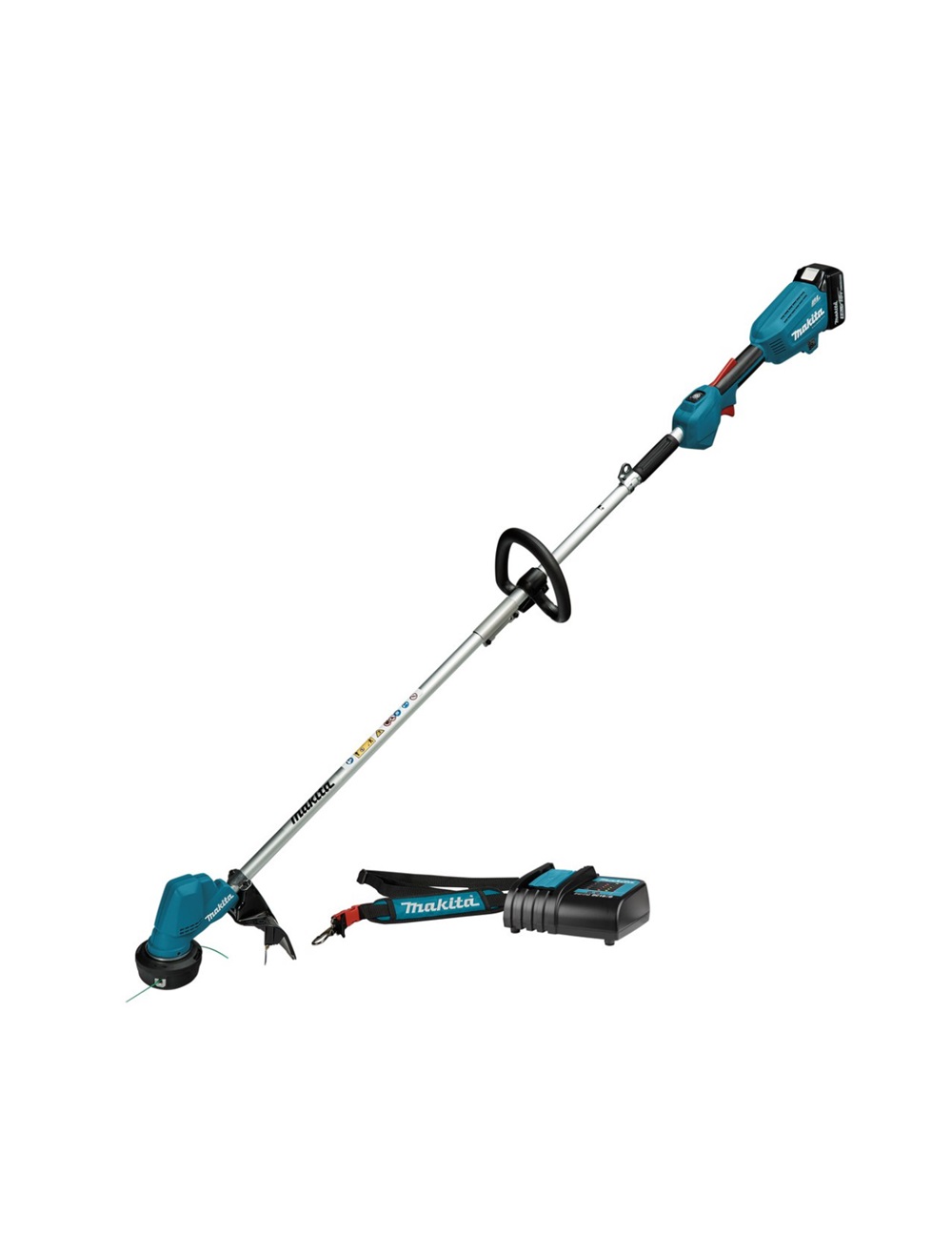 Аккумуляторная травокосилка Makita LXT DUR192LSF 18 В, 460 Вт, 4 500/ 6 000 Об/мин