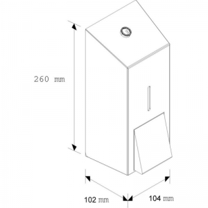 Дозатор мыльной пены "MERIDA STELLA CLASSIC" DEM203.L