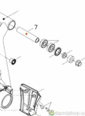 Втулка заднего рычага вкл. Maverick для квадроциклов BRP