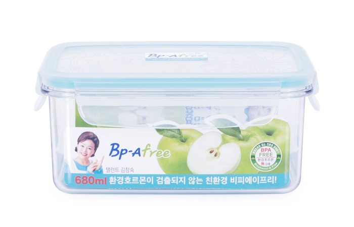 Тритановый контейнер с замками TR-04RT 680 мл