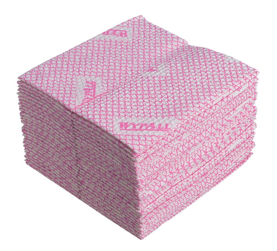 Протирочный материал в пачке Kimberly-Clark Wypall® X80 19127, красный
