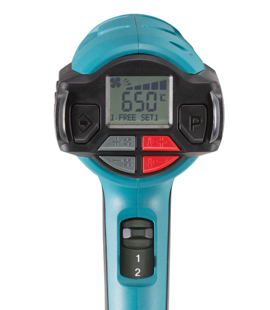 Строительный фен Makita HG6531CK 2000 Вт, 200 – 550 о/мин, 50 – 650°C