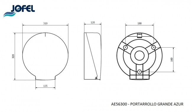 Диспенсер полотенец Jofel AE56300