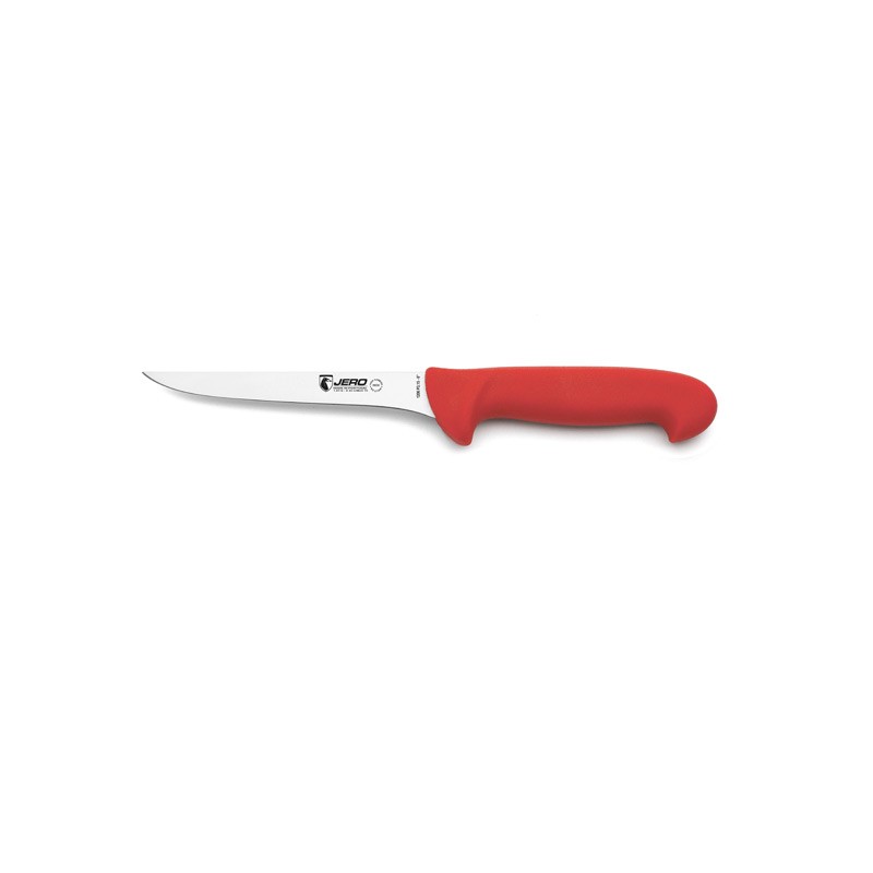 Нож кухонный обвалочный Jero P3 15 см красная рукоять