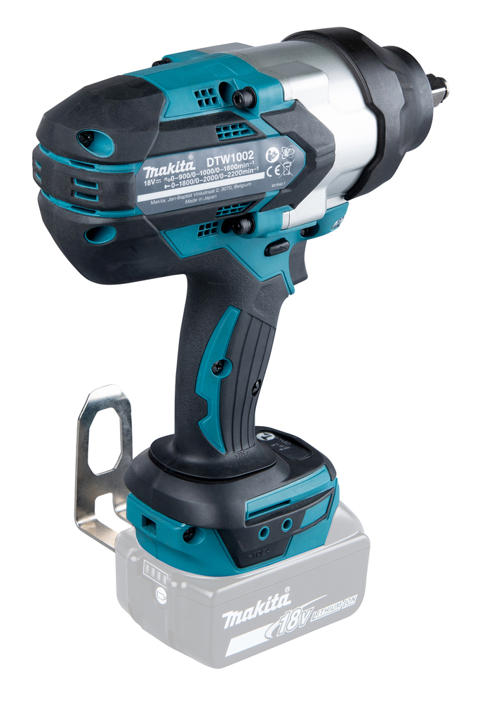 Гайковерт ударный аккумуляторный Makita DTW1002Z LXT 18В, 1/2\", 1000 Нм, 0 – 1 800 об/мин, без акб и ЗУ
