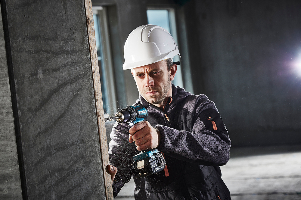 Аккумуляторная ударная дрель-шуруповерт Makita DHP485SYE 18В, 2х1,5 Ач Li-ion, 50 Нм, 1 900 об/мин