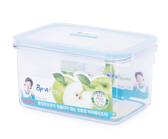 Тритановый контейнер с замками TR-06RT 900 мл