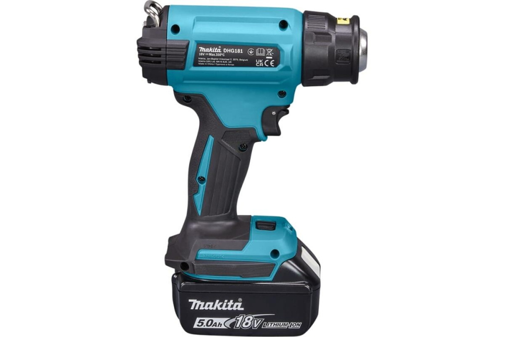Строительный фен аккумуляторный Makita DHG181ZK LXT 18В, 550°C, без акб и ЗУ