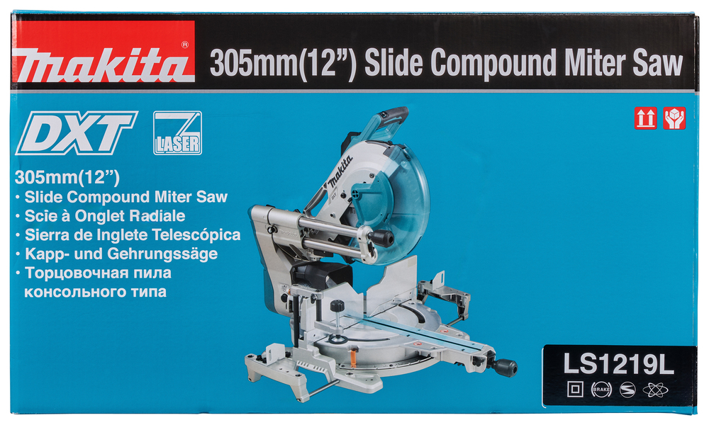 Пила торцовочная консольного типа Makita LS1219L 1800 Вт, 305 мм, 3200 об/мин