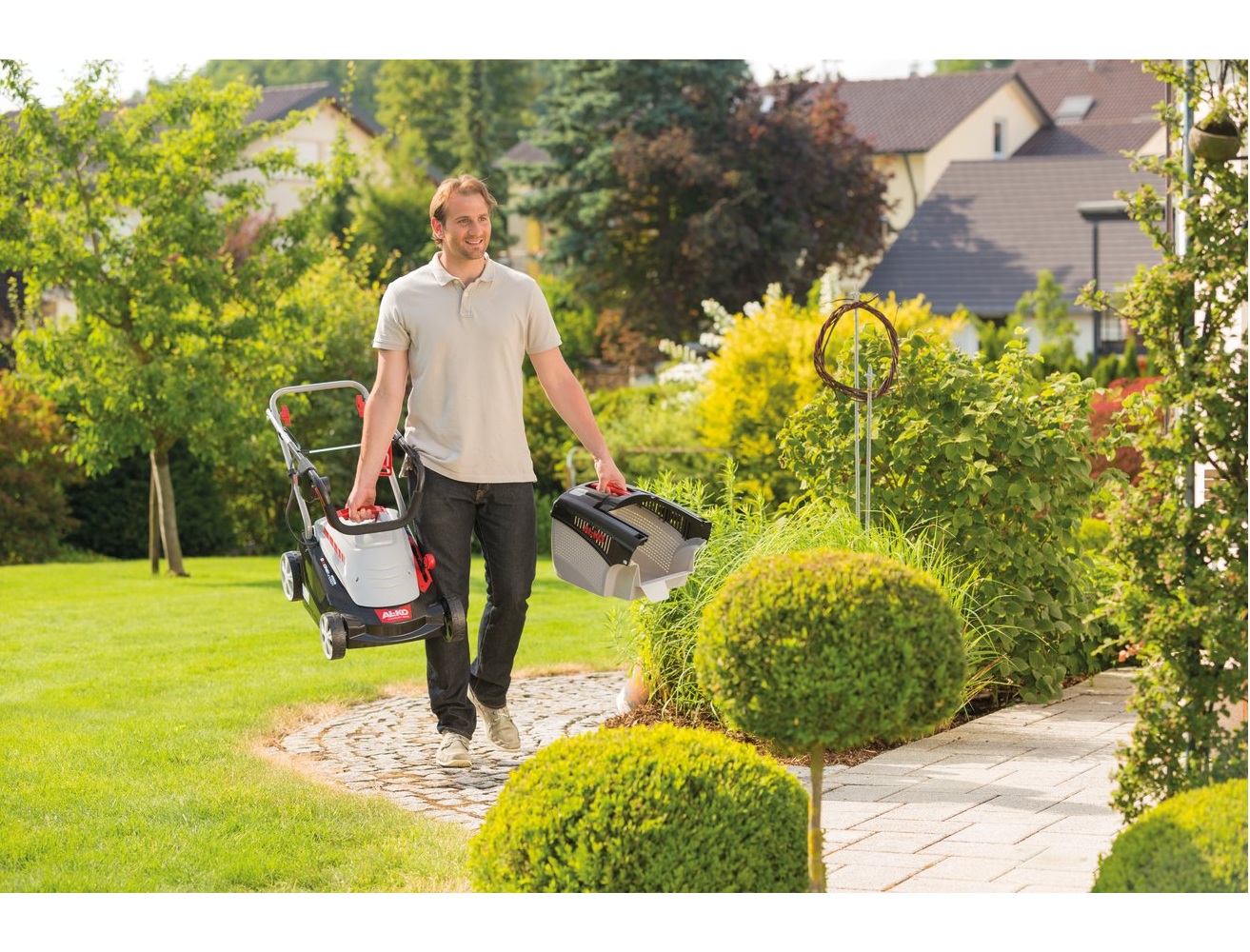 Газонокосилка электрическая GEOS Comfort 40 E