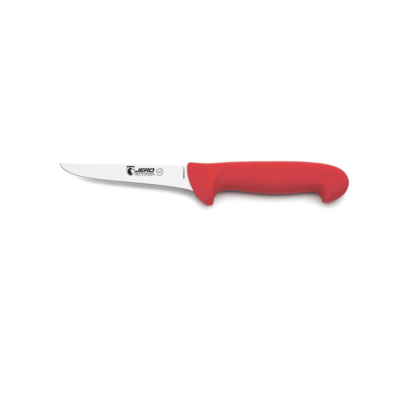 Нож кухонный обвалочный Jero P3 13 см красная рукоять