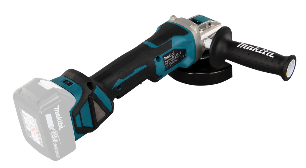 Угловая шлифмашина аккумуляторная с системой крепления диска X-Lock Makita DGA519Z LXT 18В, 125 мм, 3000 - 8500 об/мин, без акб и ЗУ