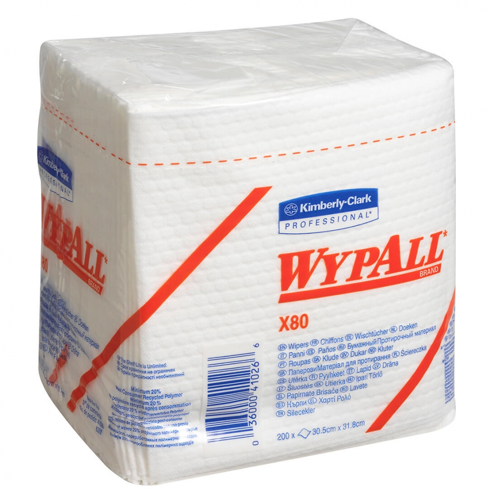 Протирочный материал в пачке Kimberly-Clark Wypall® X80 8388