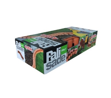 Бордюр садовый Prosperplast Palisada 6см/4,05м,терракот