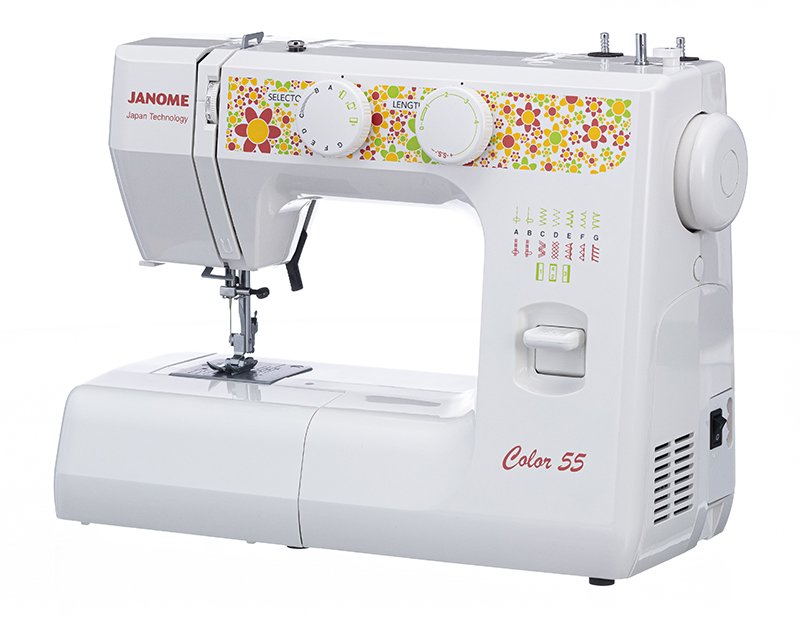 Электромеханическая швейная машина Janome Color 55