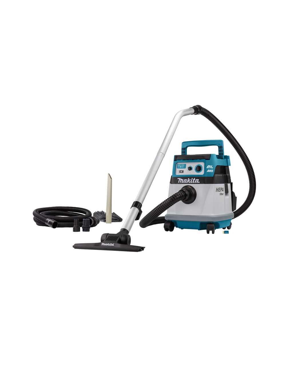 Пылесос аккумуляторный с Bluetooth-системой автоматического запуска Makita DVC157LZX3 2х18В, 15л, без акб и ЗУ