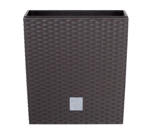 Кашпо для цветов Prosperplast Rato Low 64+37л, венге