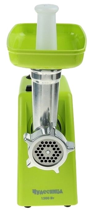 Мясорубка электрическая Чудесница Экстра ЭМШ-Р1 с реверсом зеленая