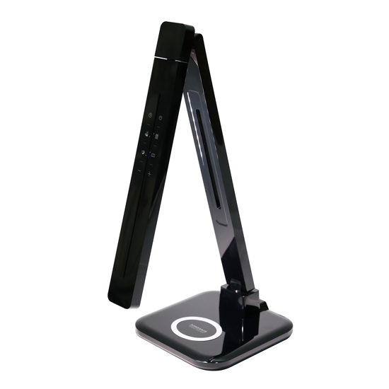 Светодиодный светильник Diasonic DL-65WTH с беспроводным зарядным устройством для телефонов черный