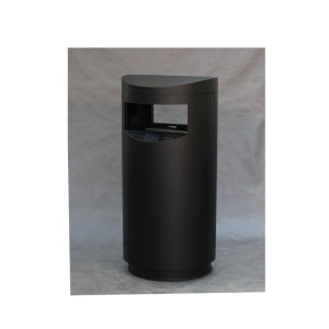 Урна-пепельница "Терминал" 60 л. с покраской, черный