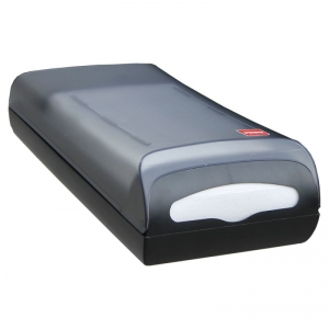 Диспенсер MERIDA FATO для бумажных салфеток, черный, пластик, настольный или настенный GJC003