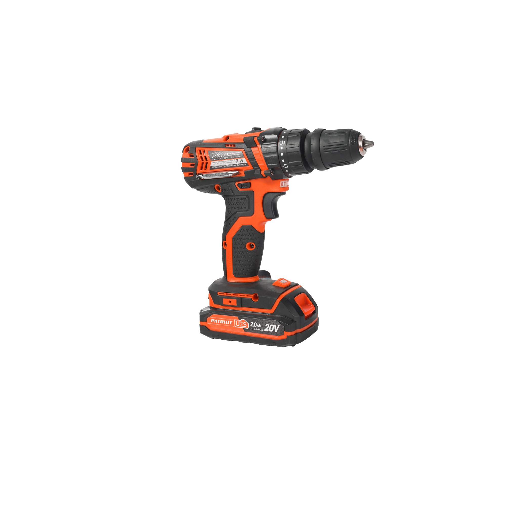 Дрель-шуруповерт аккумуляторная PATRIOT BR 203UES
