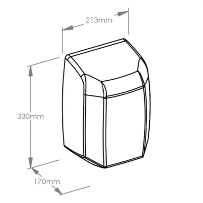 Сушилка для рук MERIDA MACHFLOW M30S (матовая)