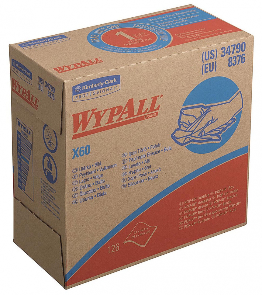 Протирочный материал  Kimberly-Clark Wypall® X60 8376