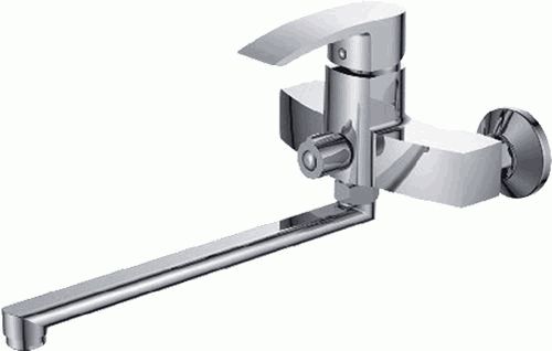 СМЕСИТЕЛЬ ДЛЯ ВАННЫ LEDEME L2243, ДЛИННЫЙ ИЗЛИВ