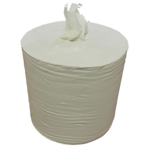 Однослойные бумажные полотенца в рулонах с центральной вытяжкой арт. 300