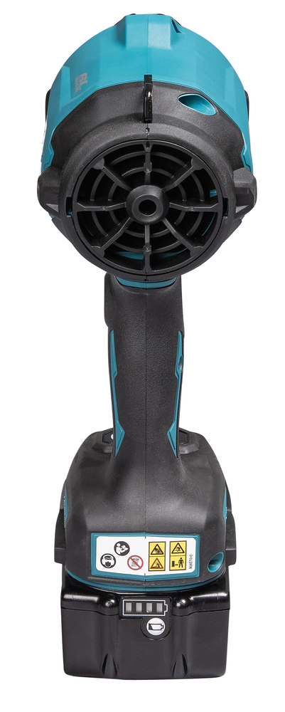 Аккумуляторная воздуходувка Makita DAS180Z LXT 18В BL, воздушный поток до 200м/сек, расход до 1,1м3/мин, макс. сила всасывания 10,3 кПа, без акб и З/У