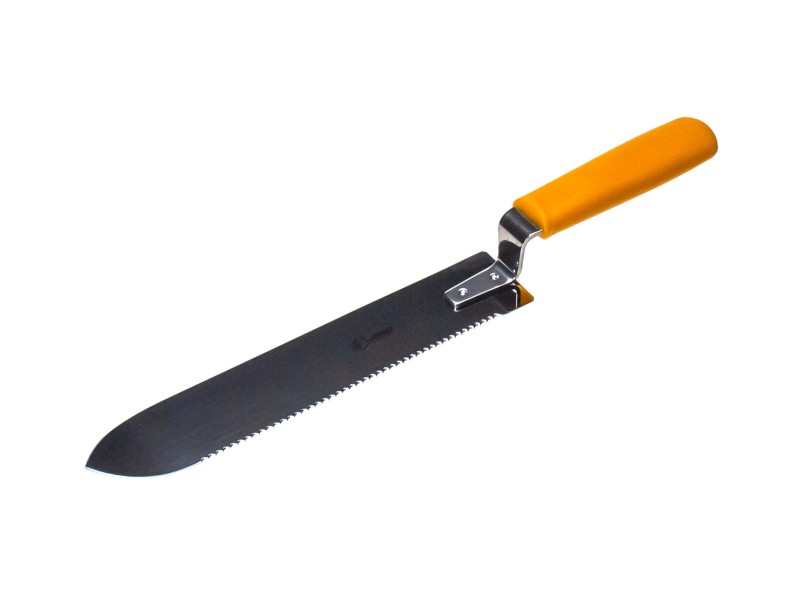 Нож пчеловода c односторонней (зубчатой) заточкой JERO 25 см пластиковая рукоять