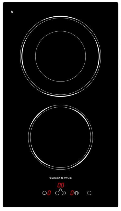 Встраиваемая стеклокерамическая варочная панель домино Zigmund & Shtain CNS 302.30 BX/WX