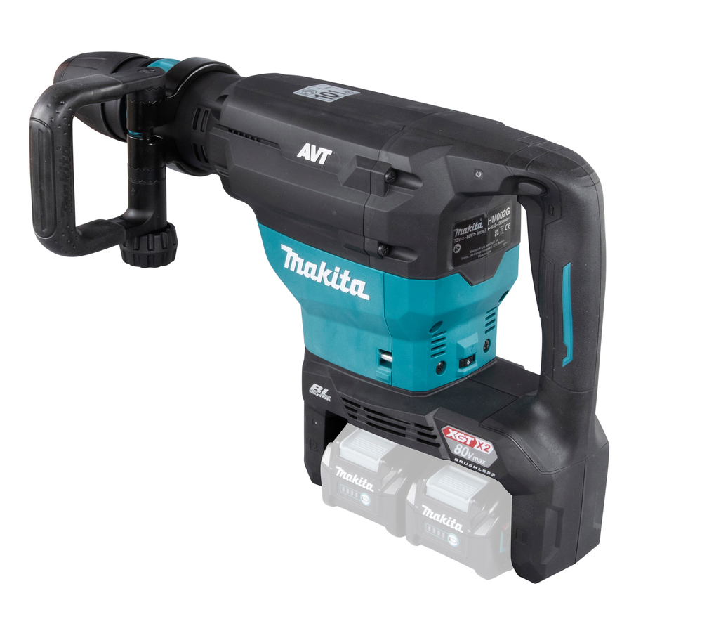 Отбойный молоток аккумуляторный Makita HM002GZ03 XGT 80 В, 20,9 Дж, SDS-MAX, без акб и ЗУ