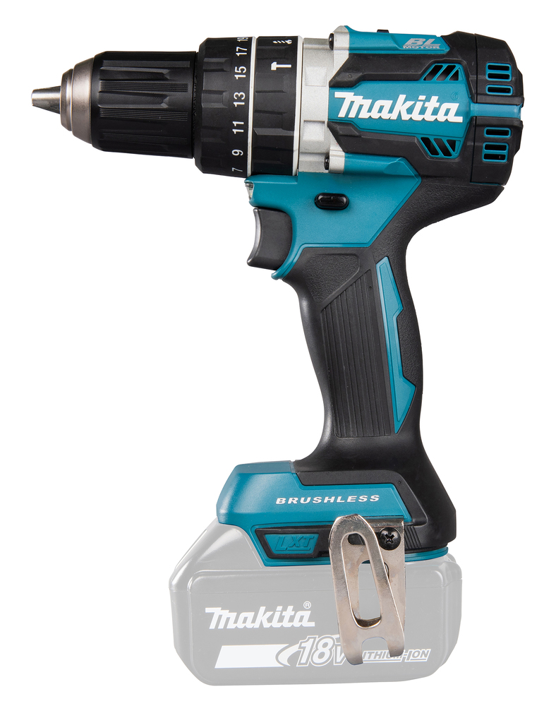 Ударная дрель-шуруповерт аккумуляторная Makita DHP484Z LXT 18В, 54 Нм, 2000 об/мин, без акб и ЗУ